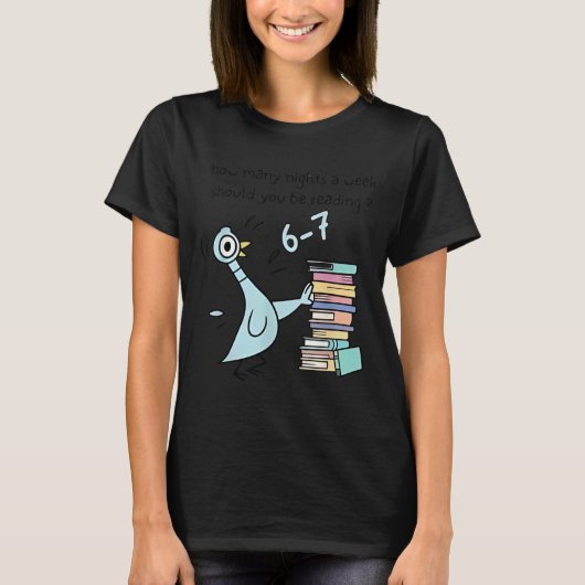 How Many Nights A Week Should You Be Reading 6-7 T T-shirt (Voorkant)