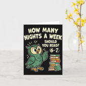 How Many Nights A Week Should You Read_ 6–7 Fun Re Kaart (Gele Bloem)