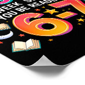 How Many Nights Reading 67 Funny Meme Six Seven Te Poster (Hoek)