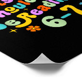 How Many Nights Reading 67 Funny Meme Six Seven Te Poster (Hoek)