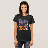 How Many Nights Reading 67 Funny Meme Six Seven Te T-shirt (Voorkant volledig)