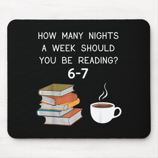 How Many Nights Should You Be Reading 6-7 Muismat (Voorkant)