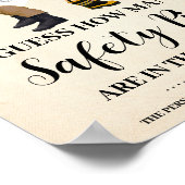 How Many Safety Pins Game Little Recruit Shower Poster (Hoek)