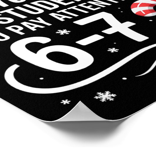 How Many Times I've Asked My Students To Pay Atten Poster (Hoek)