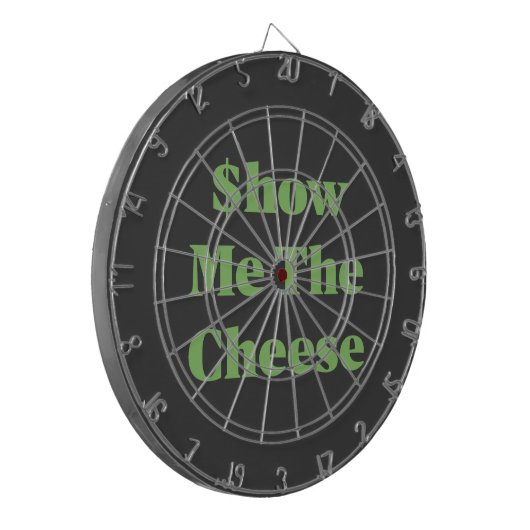 $how Me The Cheese Dartbord (Voorkant Links)