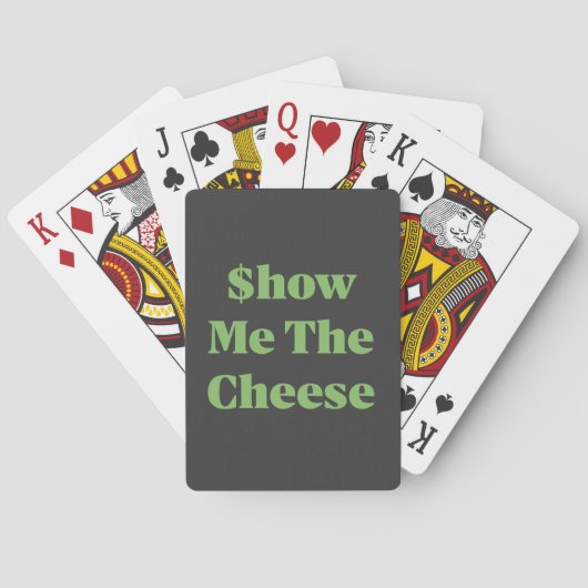 $how Me The Kaas Pokerkaarten (Achterkant)