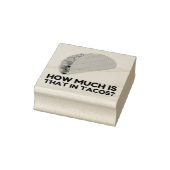 How much is that in tacos rubberstempel (Stempel)