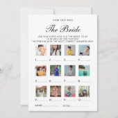 How Old Was The Bride Wedding Bridal Shower Game Kaart (Voorkant)
