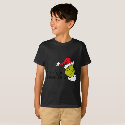 How Stole Christmas Hes A Mean One T-shirt (Voorkant volledig)