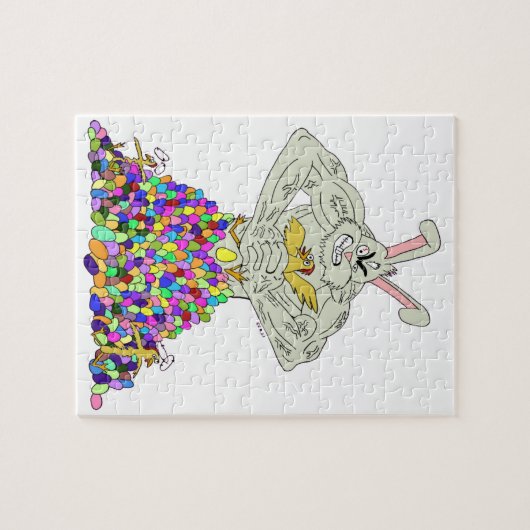 How the Easter Bunny gets his eggs Legpuzzel (Horizontaal)
