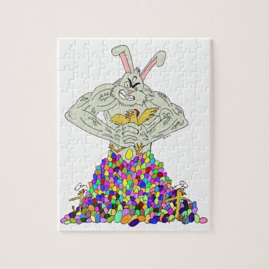 How the Easter Bunny gets his eggs Legpuzzel (Verticaal)