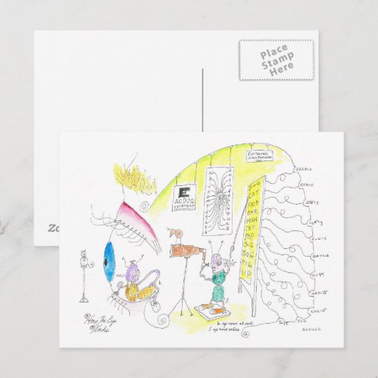 How the Eye Works Briefkaart (Voorkant / Achterkant)