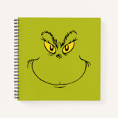 How the Grinch Stole Christmas Face Notitieboek (Voorkant)