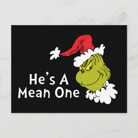 How the Grinch Stole Christmas | He's A Mean One Briefkaart (Voorkant)