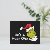 How the Grinch Stole Christmas | He's A Mean One Briefkaart (Staand voorkant)