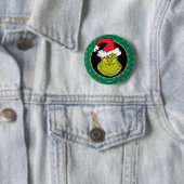 How the Grinch Stole Christmas | Naughty Grinch Ronde Button 5,7 Cm (In situ)