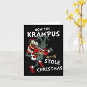 How The Krampus Stole Christmas Kaart (Gele Bloem)