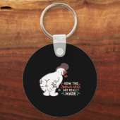 How The Snowflakes Are Really Made Christmas Pajam Sleutelhanger (Voorkant)