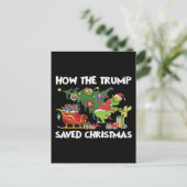 How The Trump Saved Christmas Briefkaart (Staand voorkant)
