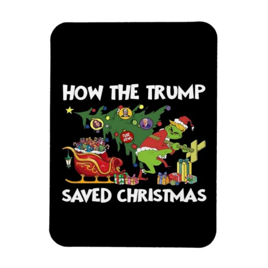 How The Trump Saved Christmas Magneet (Verticaal)