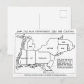 How the War Department Sees the US 1940 Briefkaart (Voorkant / Achterkant)