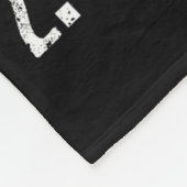 How To Bunt Don't Hit A Dinger Funny Baseball Fleece Deken (Hoek)