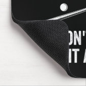 How To Bunt Don't Hit A Dinger Funny Baseball Play Muismat (Hoek)