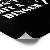 How To Bunt Don't Hit A Dinger Funny Baseball Soft Poster (Hoek)