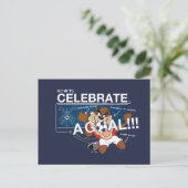 How to Celebrate a Goal With TAZ™ Briefkaart (Staand voorkant)