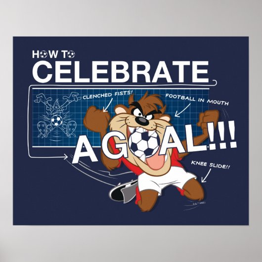 How to Celebrate a Goal With TAZ™ Poster (Voorkant)