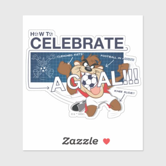 How to Celebrate a Goal With TAZ™ Sticker (Vel)