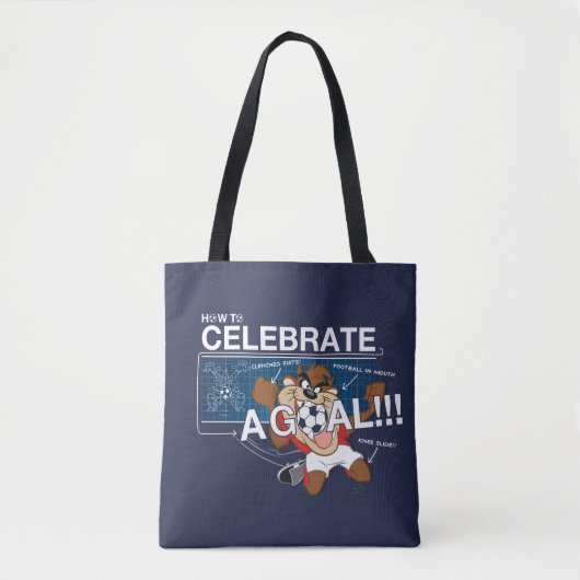 How to Celebrate a Goal With TAZ™ Tote Bag (Voorkant)