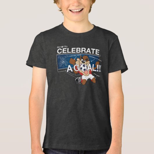 How to Celebrate a Goal With TAZ™ Tri-Blend Shirt (Voorkant)