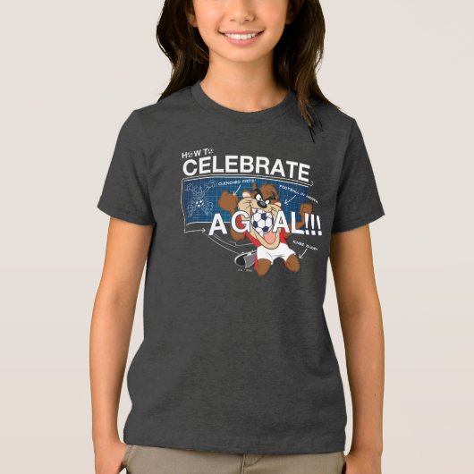 How to Celebrate a Goal With TAZ™ Tri-Blend Shirt (Voorkant)