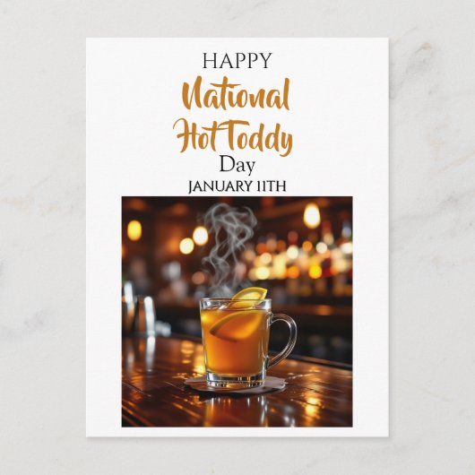 How to Make a Hot Toddy Recipe Card Briefkaart (Voorkant)