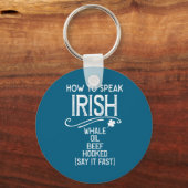 How To Speak Irish Whale Oil Beef Hooked Sleutelhanger (Voorkant)