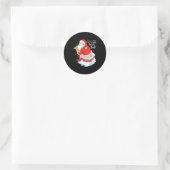 How To Tell When Youve Been Bad Christmas Naughty  Ronde Sticker (Tas)