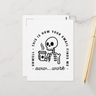 How your email finds me funny eww work unhinged briefkaart