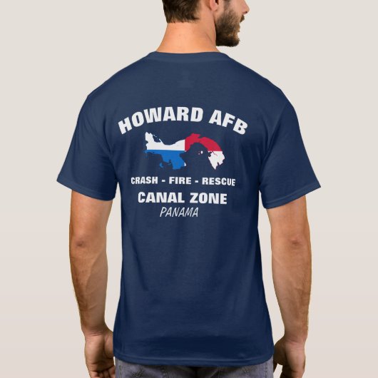 HOWARD AFB CRASH FIRE RESCUE PANAMA T-SHIRT (Achterkant)