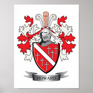 Howard Coat of Arms Poster