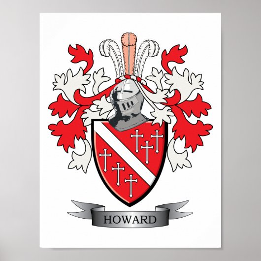 Howard Coat of Arms Poster (Voorkant)