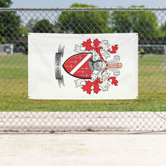 Howard Coat of Arms Spandoek (Insitu)