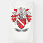 Howard Coat of Arms Spandoek (Verticaal)