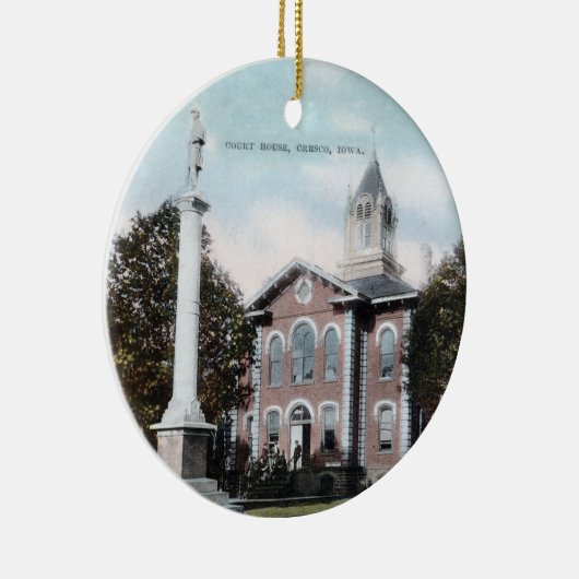 Howard County Court House, Ceramic Ornament (Rechts)