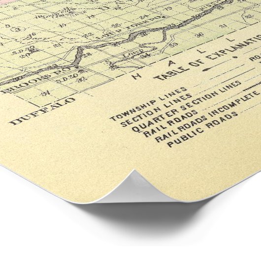 Howard County, Nebraska Poster (Hoek)