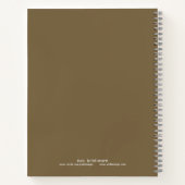 Howard de huiszoekingsnotitie notitieboek (Achterkant)