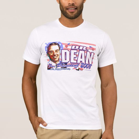 Howard Dean '08 Shirt  (Voorkant)