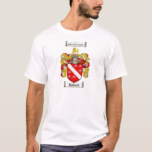 HOWARD FAMILY CREST - HOWARD COAT VAN WAPENS T-SHIRT (Voorkant)