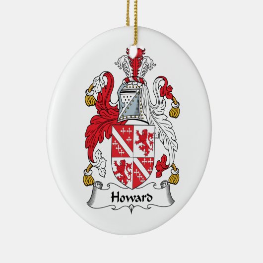 Howard Family Crest Keramisch Ornament (Rechts)