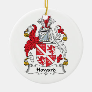 Howard Family Crest Keramisch Ornament
